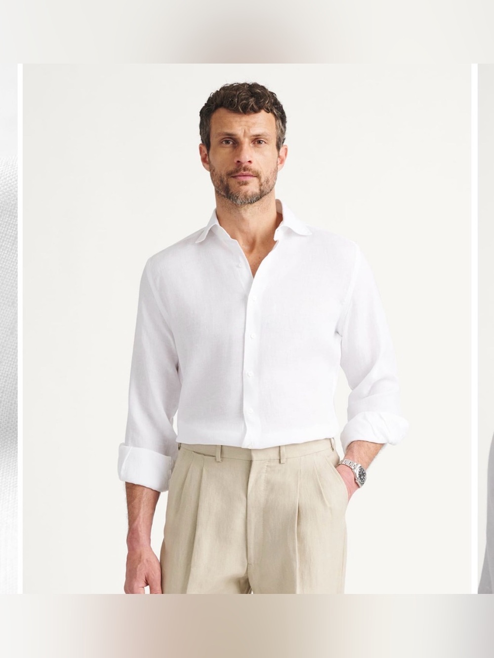 Proper Cloth The Wash Linen Dress Shirt